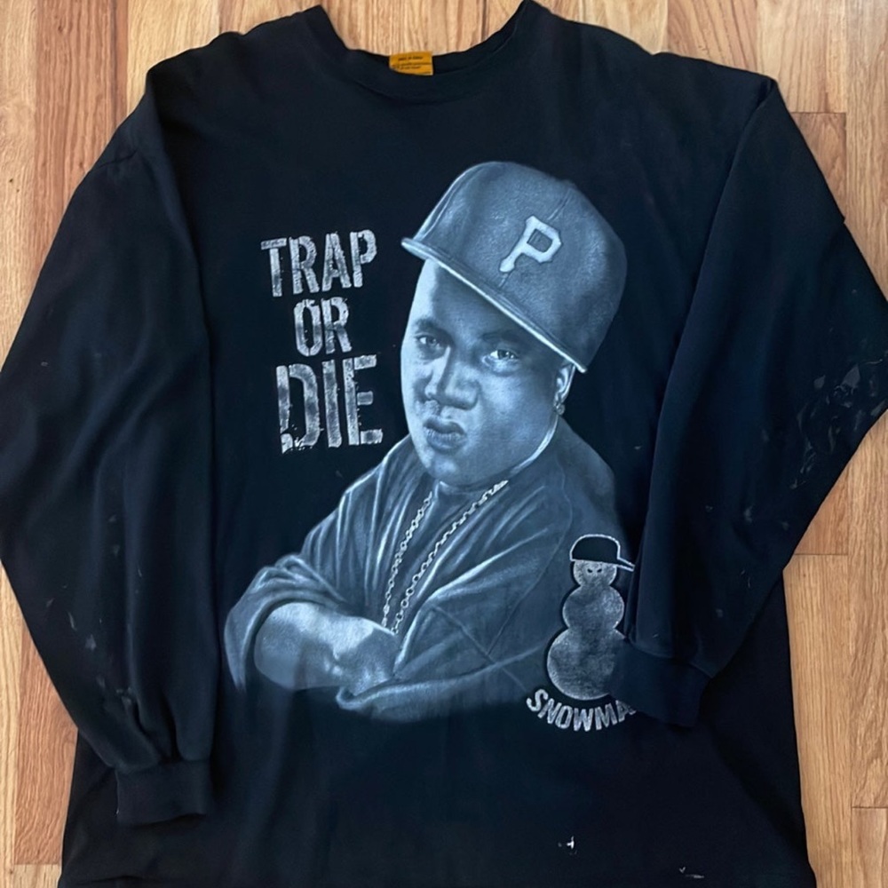 Vintage Young Jeezy “trap or die” t-shirt size 2XL. With flaws. Please see pics